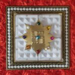 Brass Pyramid Lotus Swastik