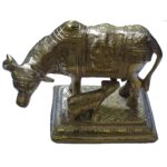 Brass Cow with Calf